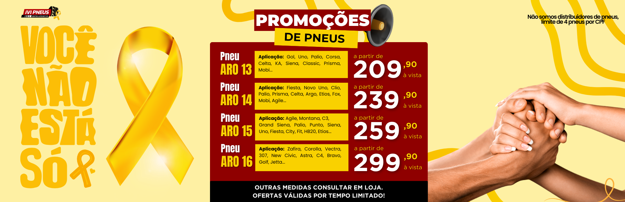 Banner Férias IVI Pneus