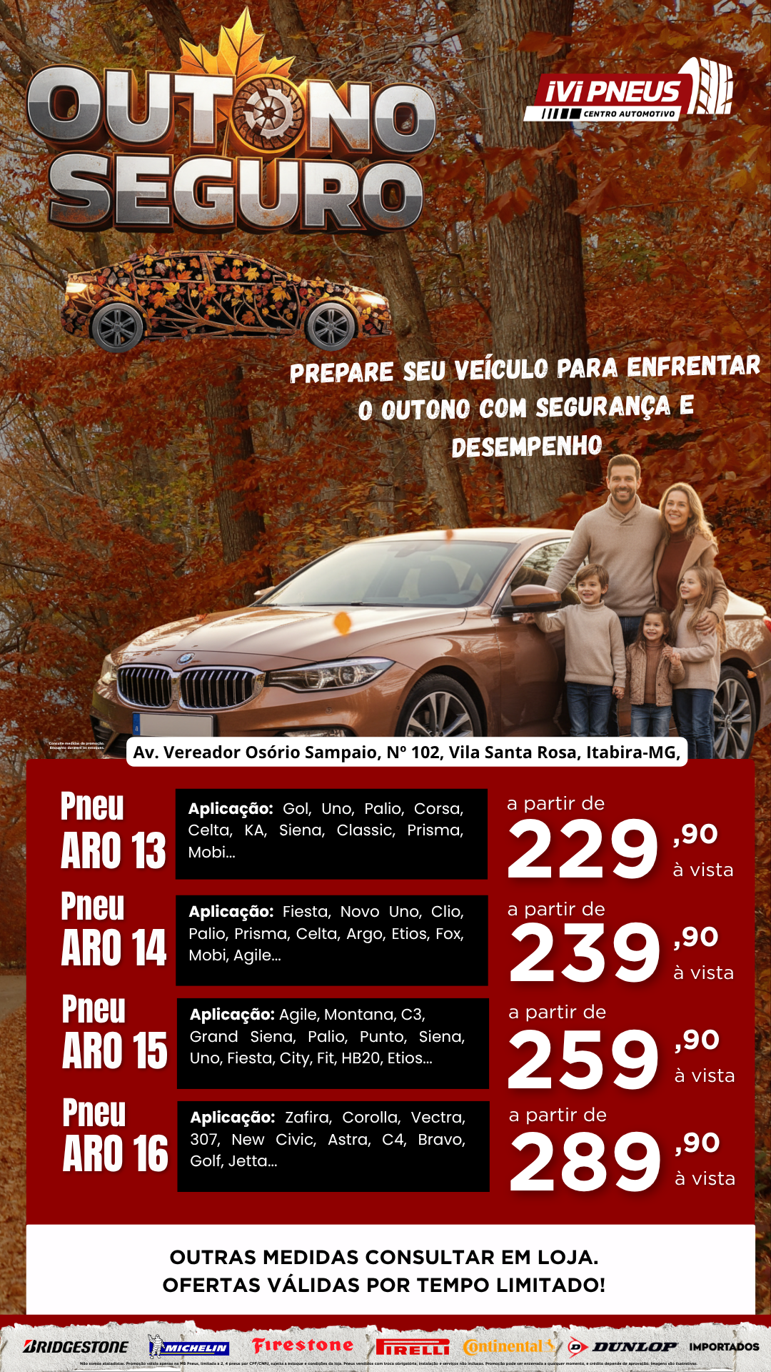 Banner Promocional IVI Centro Automotivo - Versão Mobile