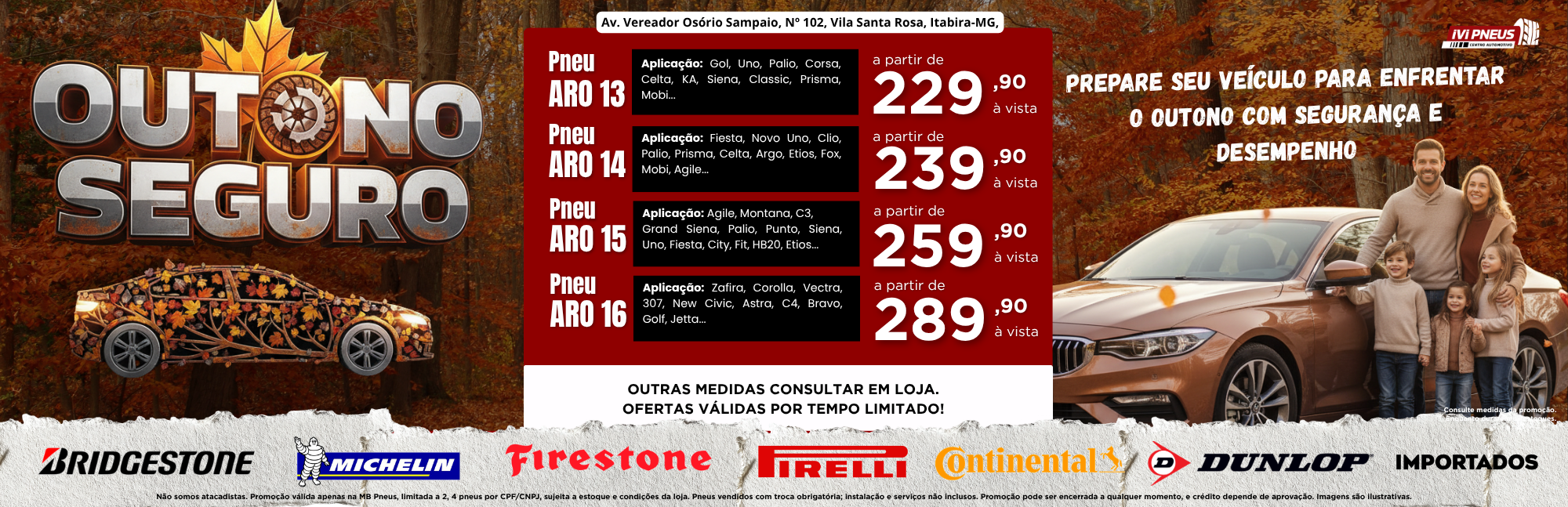 Banner Promocional IVI Centro Automotivo