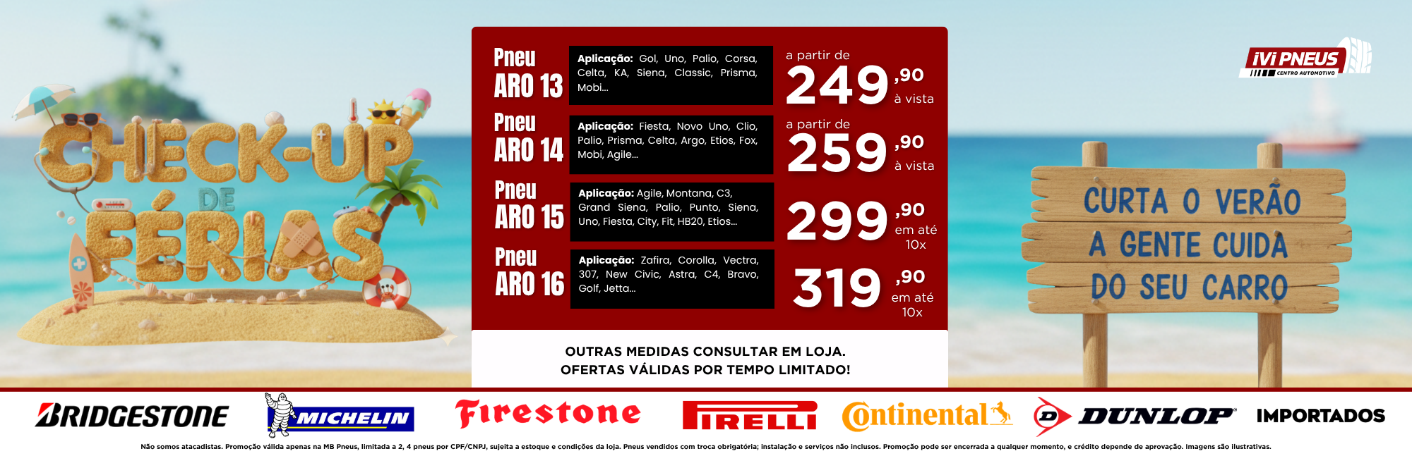 Mês do Trabalhador — Promoção de pneus na IVI Pneus