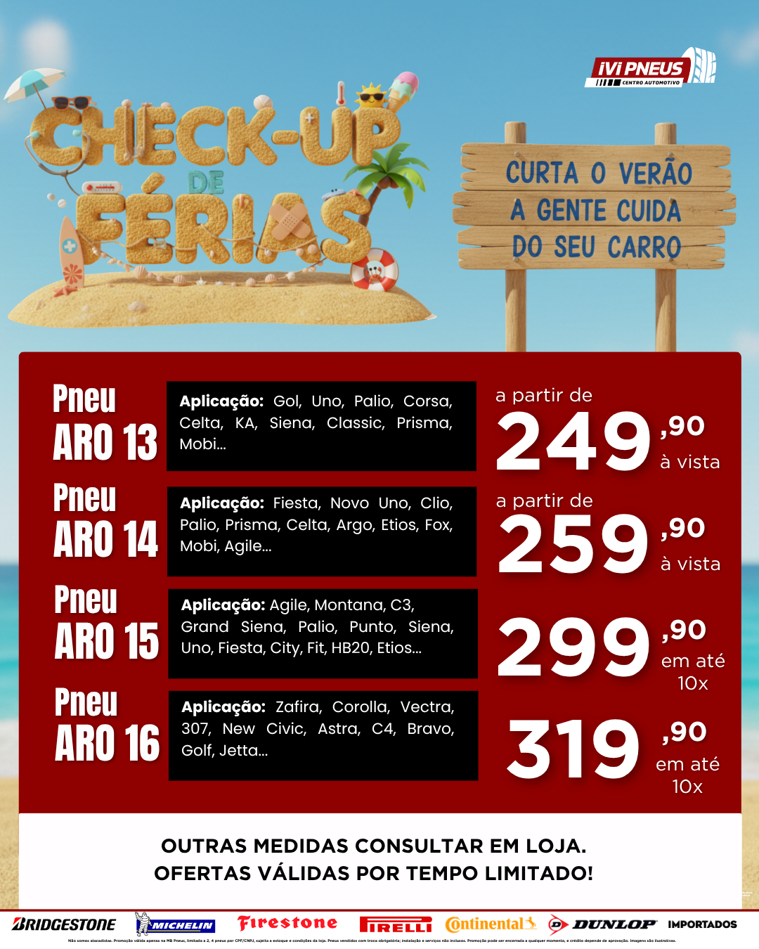 Mês do Trabalhador — Promoção de pneus na IVI Pneus
